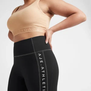 Shop Aje ATHLETICA High Rise Full Length Legging 203 Black/Sunset Pink