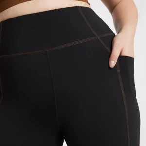 Discount Aje ATHLETICA High Rise Full Length Legging 208 Black/Coffee