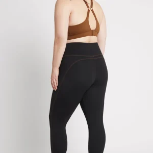 Discount Aje ATHLETICA High Rise Full Length Legging 208 Black/Coffee