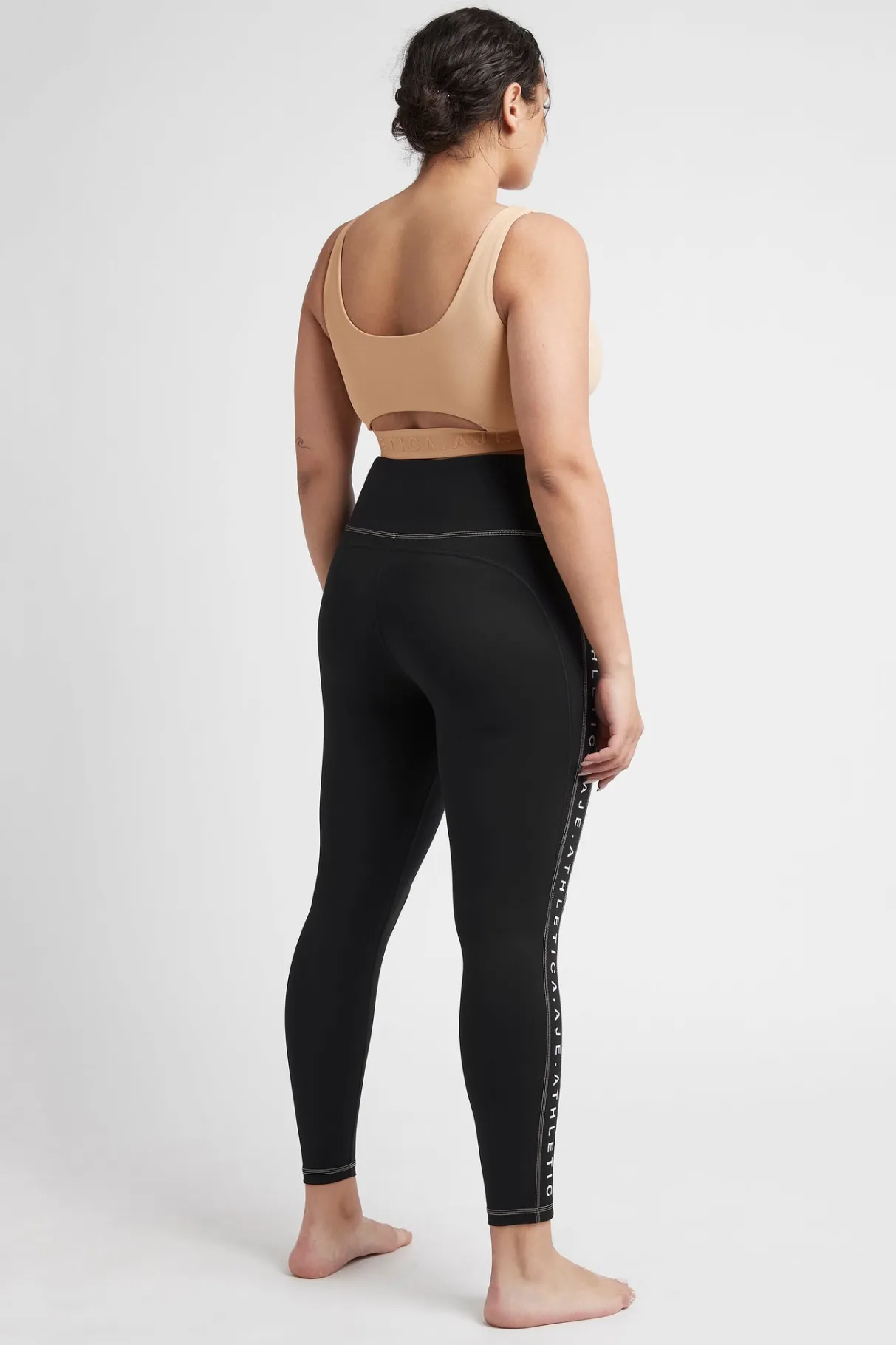 high_rise_full_length_legging__12.webp Shop Aje ATHLETICA High Rise Full Length Legging 203 Black/Sunset Pink