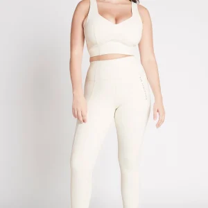 Best Sale Aje ATHLETICA High Rise Full Length Legging 216 Light Ivory