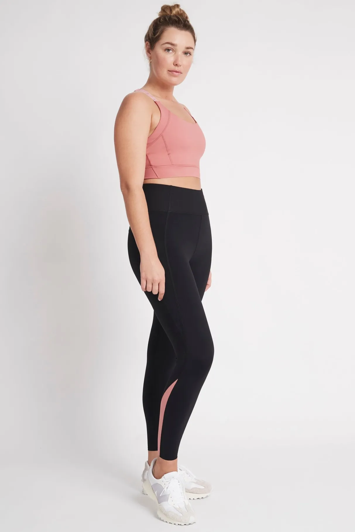 high_rise_full_length_legging__8-1.webp Outlet Aje ATHLETICA High Rise Full Length Legging 203 Black/Rose Pink