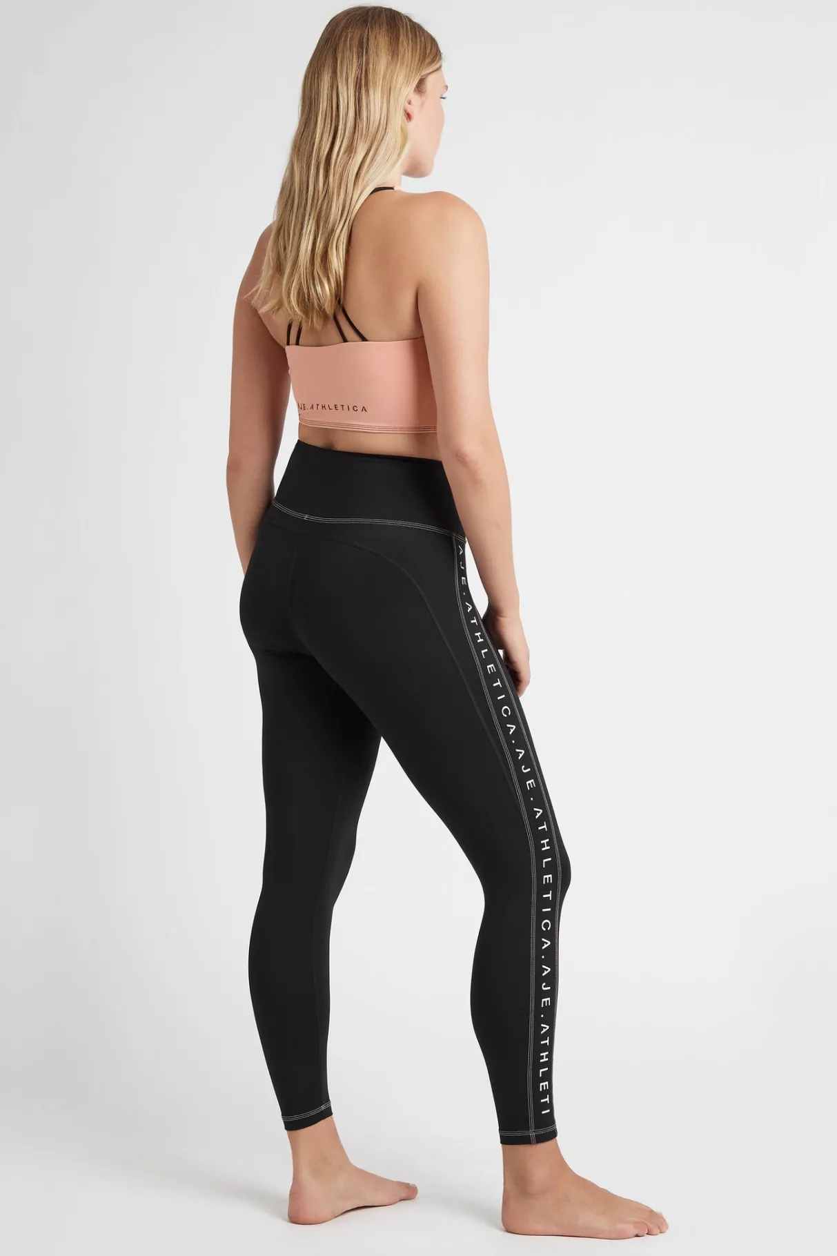 high_rise_full_length_legging__8-3.webp Shop Aje ATHLETICA High Rise Full Length Legging 203 Black/Sunset Pink
