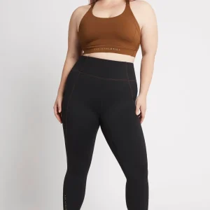 Discount Aje ATHLETICA High Rise Full Length Legging 208 Black/Coffee
