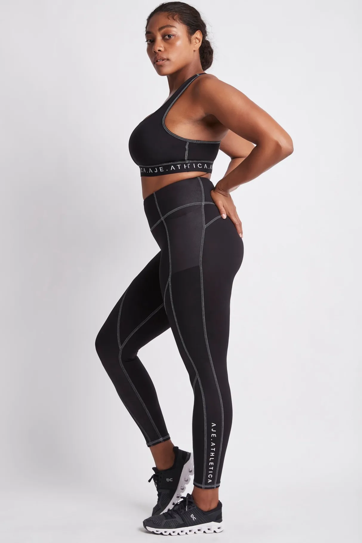 high_rise_full_length_panelled_legging__10.webp Outlet Aje ATHLETICA High Rise Full Length Panelled Legging 020 Black/White