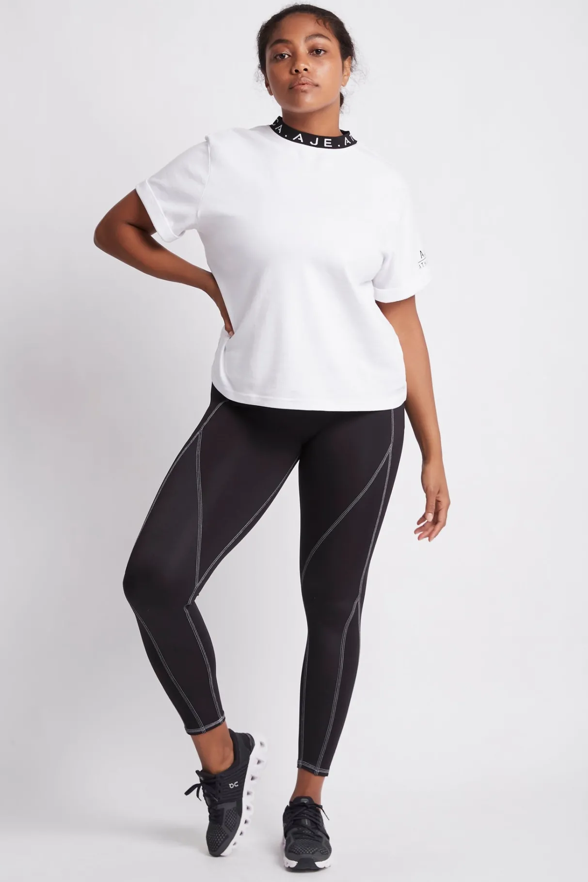 high_rise_full_length_panelled_legging__13.webp Outlet Aje ATHLETICA High Rise Full Length Panelled Legging 020 Black/White