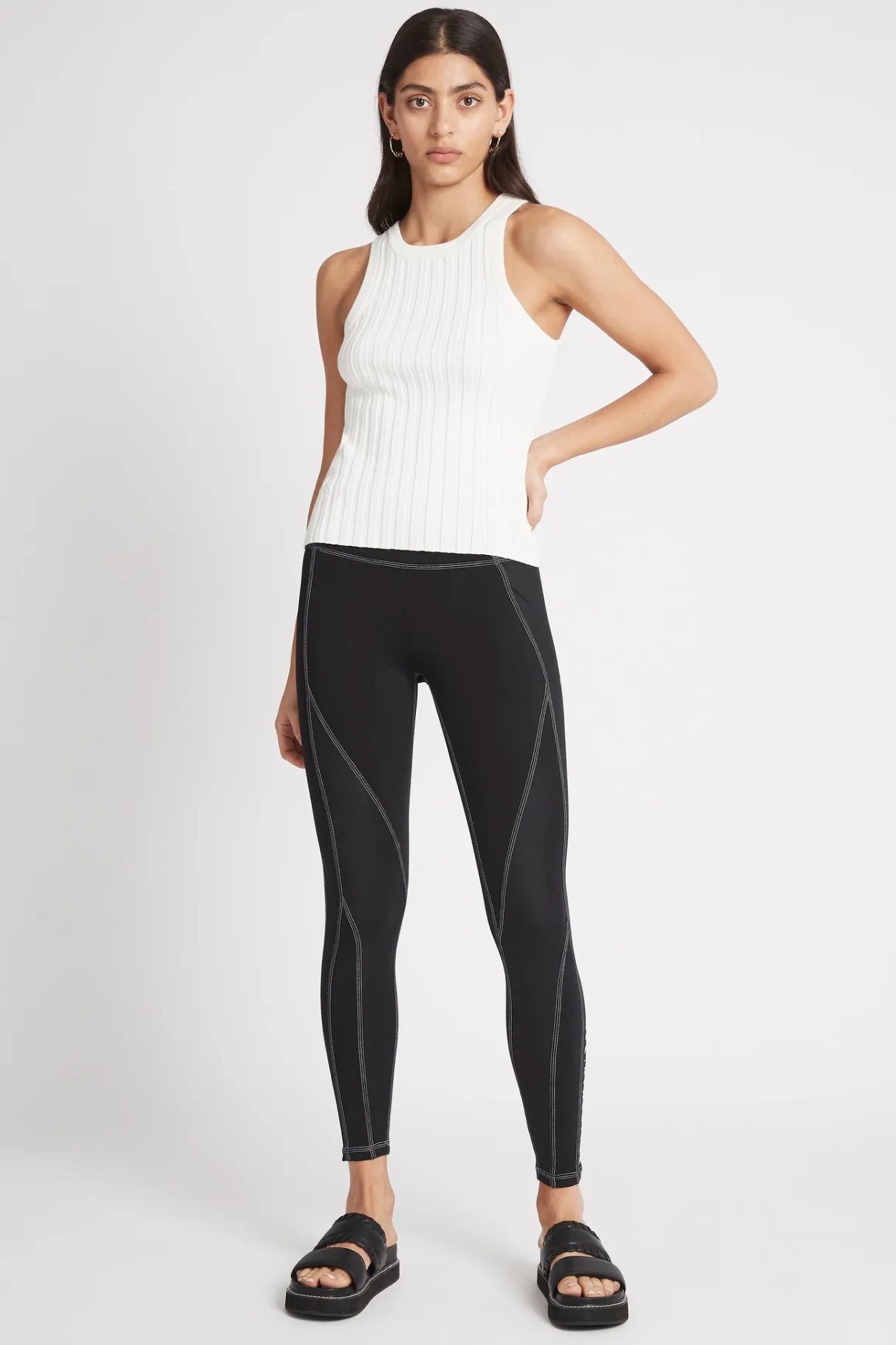 high_rise_full_length_panelled_legging__2.webp Outlet Aje ATHLETICA High Rise Full Length Panelled Legging 020 Black/White