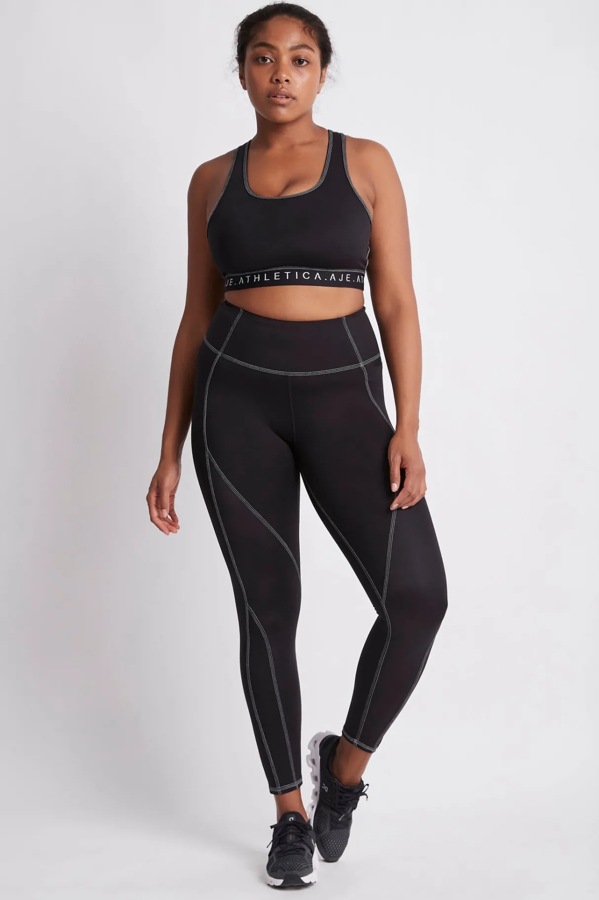 high_rise_full_length_panelled_legging__9.webp Outlet Aje ATHLETICA High Rise Full Length Panelled Legging 020 Black/White