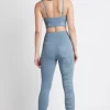 Cheap Aje ATHLETICA High Rise Logo Full Length Legging 206 Storm Blue