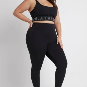 Outlet Aje ATHLETICA High Rise Logo Full Length Legging 206 Black/White