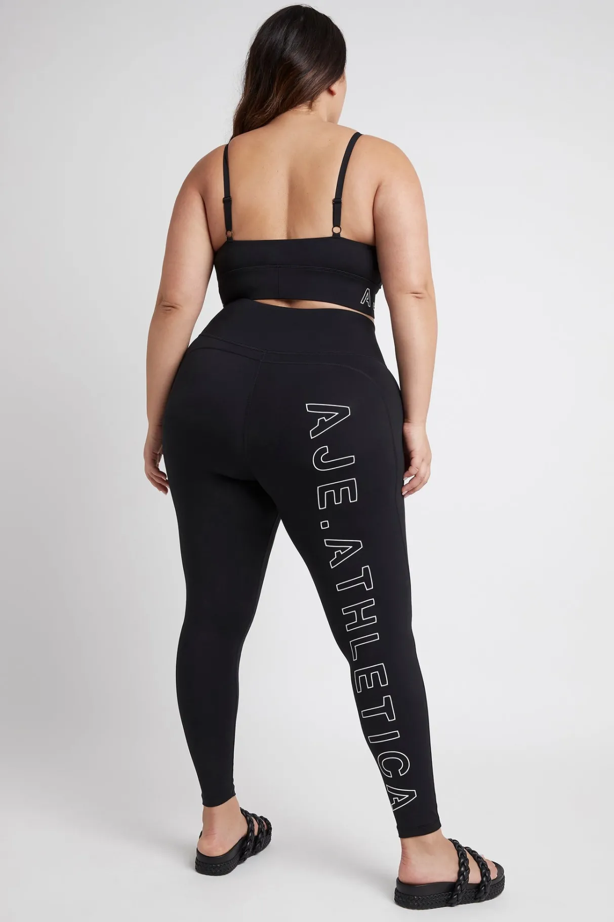 high_rise_logo_full_length_legging__13.webp Outlet Aje ATHLETICA High Rise Logo Full Length Legging 206 Black/White