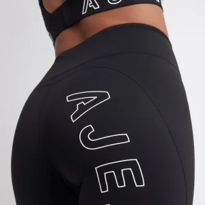 Outlet Aje ATHLETICA High Rise Logo Full Length Legging 206 Black/White