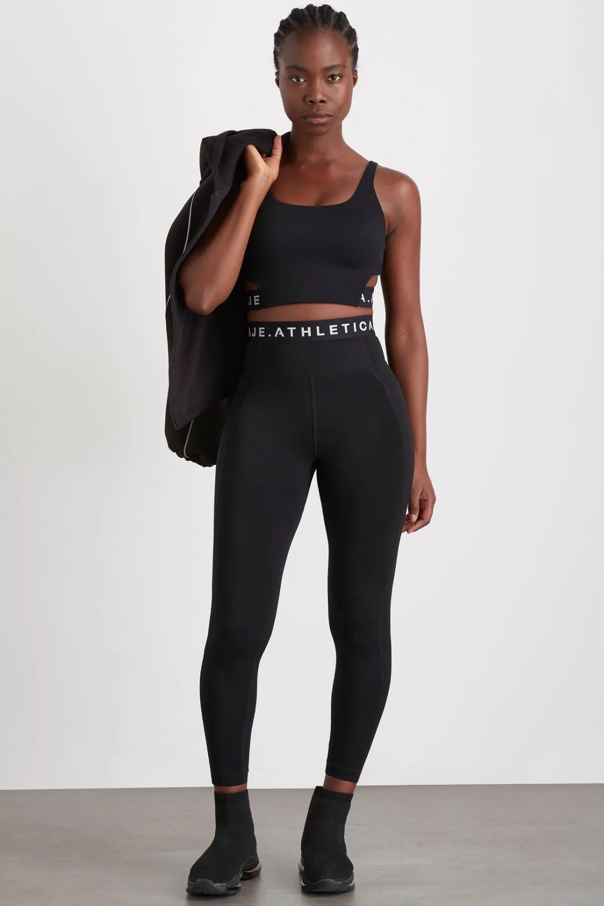 high_rise_logotape_full_length_legging__0.webp Hot Aje ATHLETICA High Rise Logotape Full Length Legging 208 Black/White