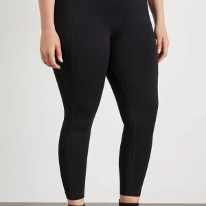 Hot Aje ATHLETICA High Rise Logotape Full Length Legging 208 Black/White