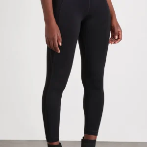 Hot Aje ATHLETICA High Rise Logotape Full Length Legging 208 Black/White
