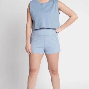 Flash Sale Aje ATHLETICA High Rise Logotape Running Short 602 Steel Blue