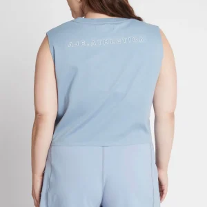 Flash Sale Aje ATHLETICA High Rise Logotape Running Short 602 Steel Blue