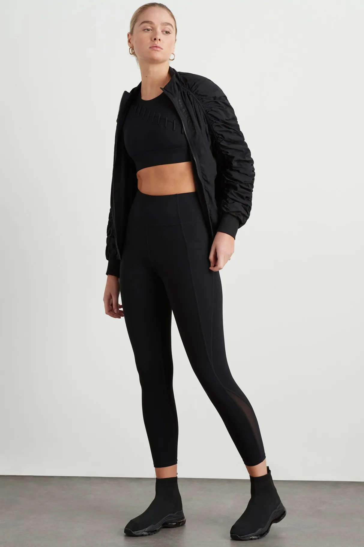 high_rise_mesh_detail__legging__6.webp Online Aje ATHLETICA High Rise Mesh Detail 7/8 Legging 612 Black
