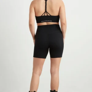 Best Sale Aje ATHLETICA High Rise Mesh Detail Bike Shorts 203 Black
