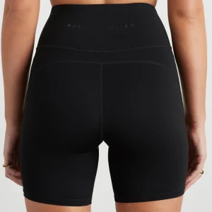 Best Sale Aje ATHLETICA High Rise Mesh Detail Bike Shorts 203 Black