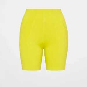 Outlet Aje ATHLETICA High Rise Mid Length Bike Short 615 Citrus Yellow