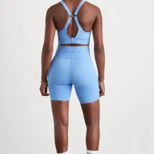 Outlet Aje ATHLETICA High Rise Mid Length Bike Short 615 Cerulean Blue