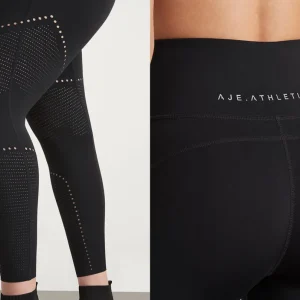 Store Aje ATHLETICA High Rise Perforated 7/8 Legging 227 Black/Reflective