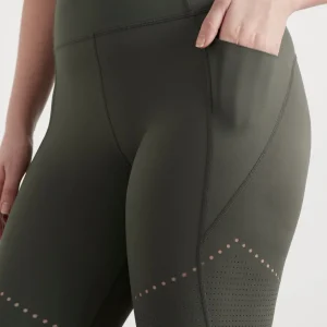 Best Aje ATHLETICA High Rise Perforated 7/8 Legging 227 Midnight Grey/Reflective