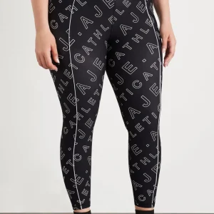 New Aje ATHLETICA High Rise Piping 7/8 Legging 230 Black Fineline Logo