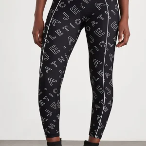 New Aje ATHLETICA High Rise Piping 7/8 Legging 230 Black Fineline Logo