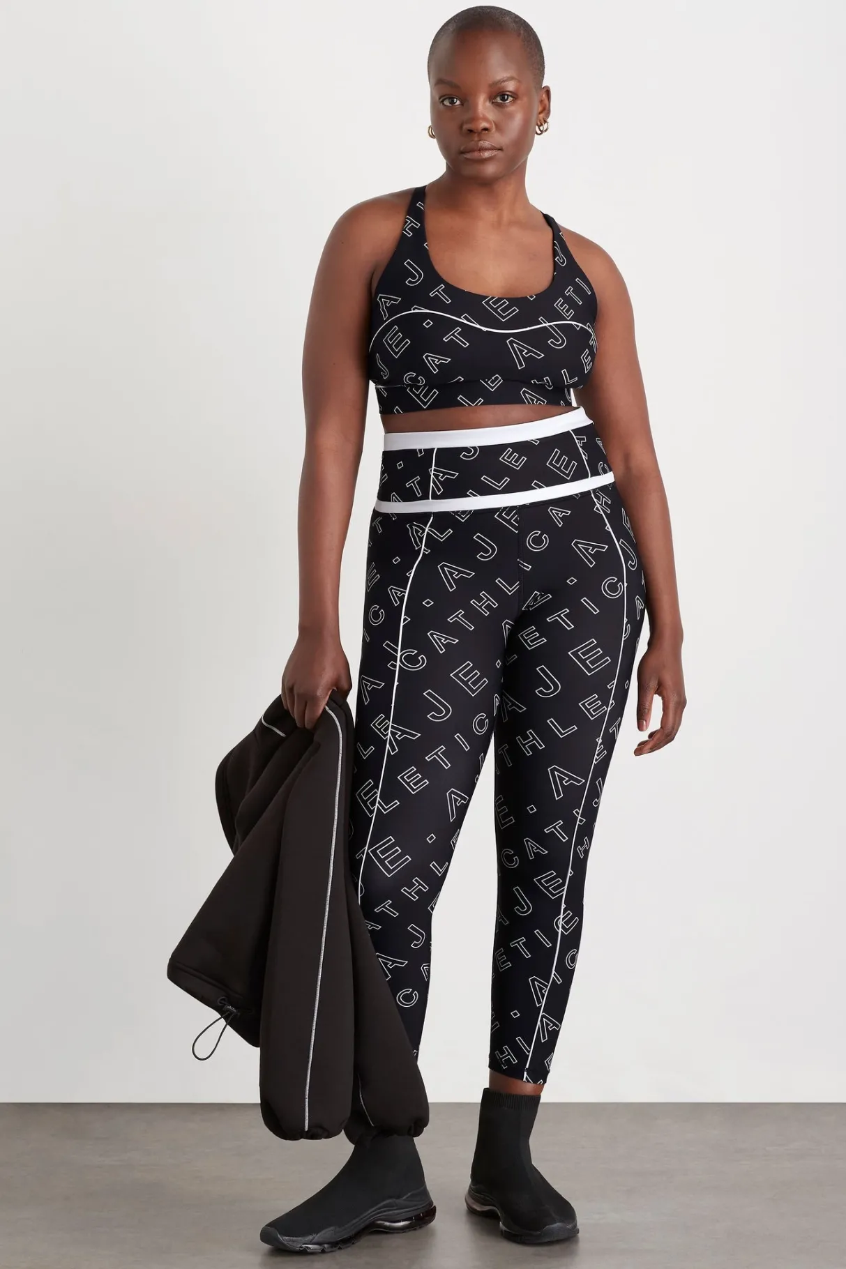 high_rise_piping__legging__6.webp New Aje ATHLETICA High Rise Piping 7/8 Legging 230 Black Fineline Logo