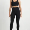 Fashion Aje ATHLETICA High Rise Quilted 7/8 Legging 229 Black/White