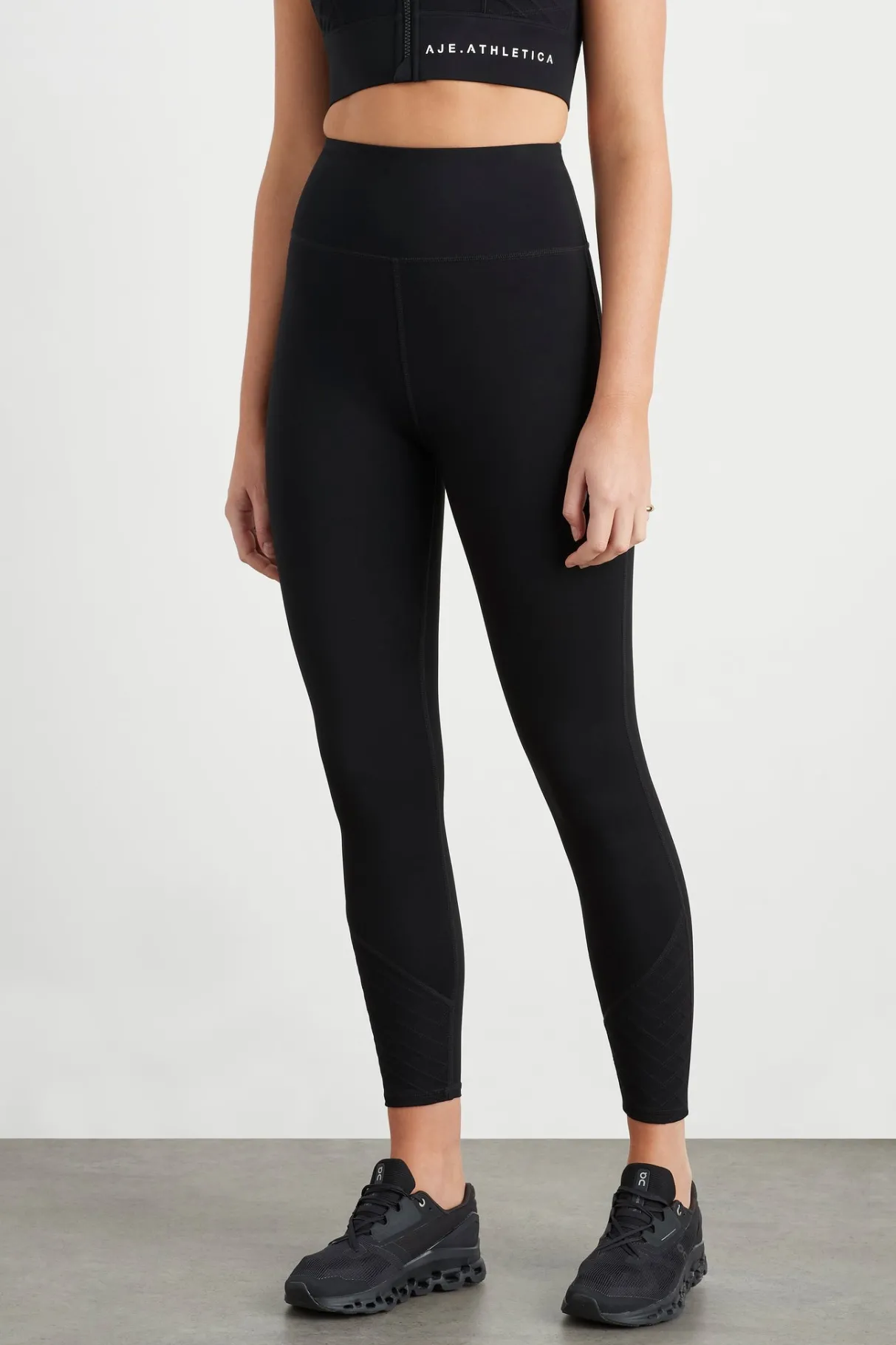 high_rise_quilted__legging__2.webp Fashion Aje ATHLETICA High Rise Quilted 7/8 Legging 229 Black/White