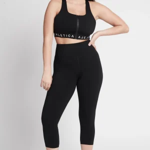 Sale Aje ATHLETICA High Rise Signature Logo 3/4 Legging 218 Black
