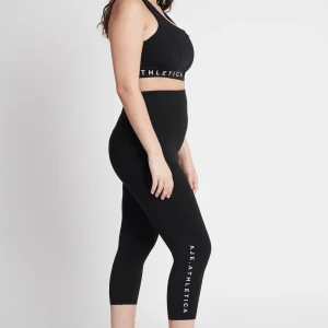 Sale Aje ATHLETICA High Rise Signature Logo 3/4 Legging 218 Black