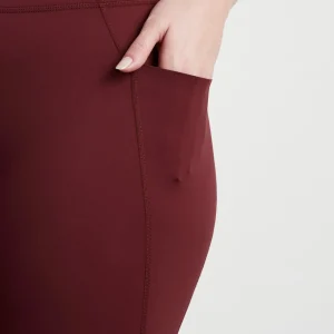Flash Sale Aje ATHLETICA High Rise Twist 7/8 Legging 223 Burnt Burgundy/Berry