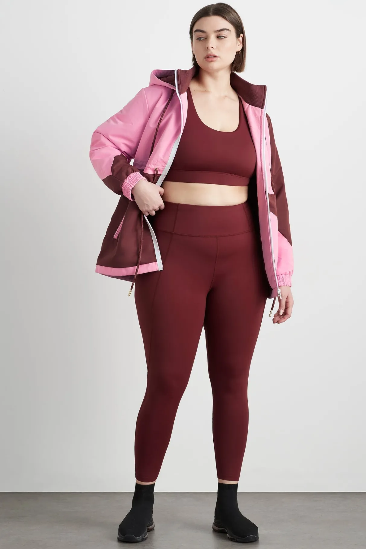 high_rise_twist__legging__15.webp Flash Sale Aje ATHLETICA High Rise Twist 7/8 Legging 223 Burnt Burgundy/Berry