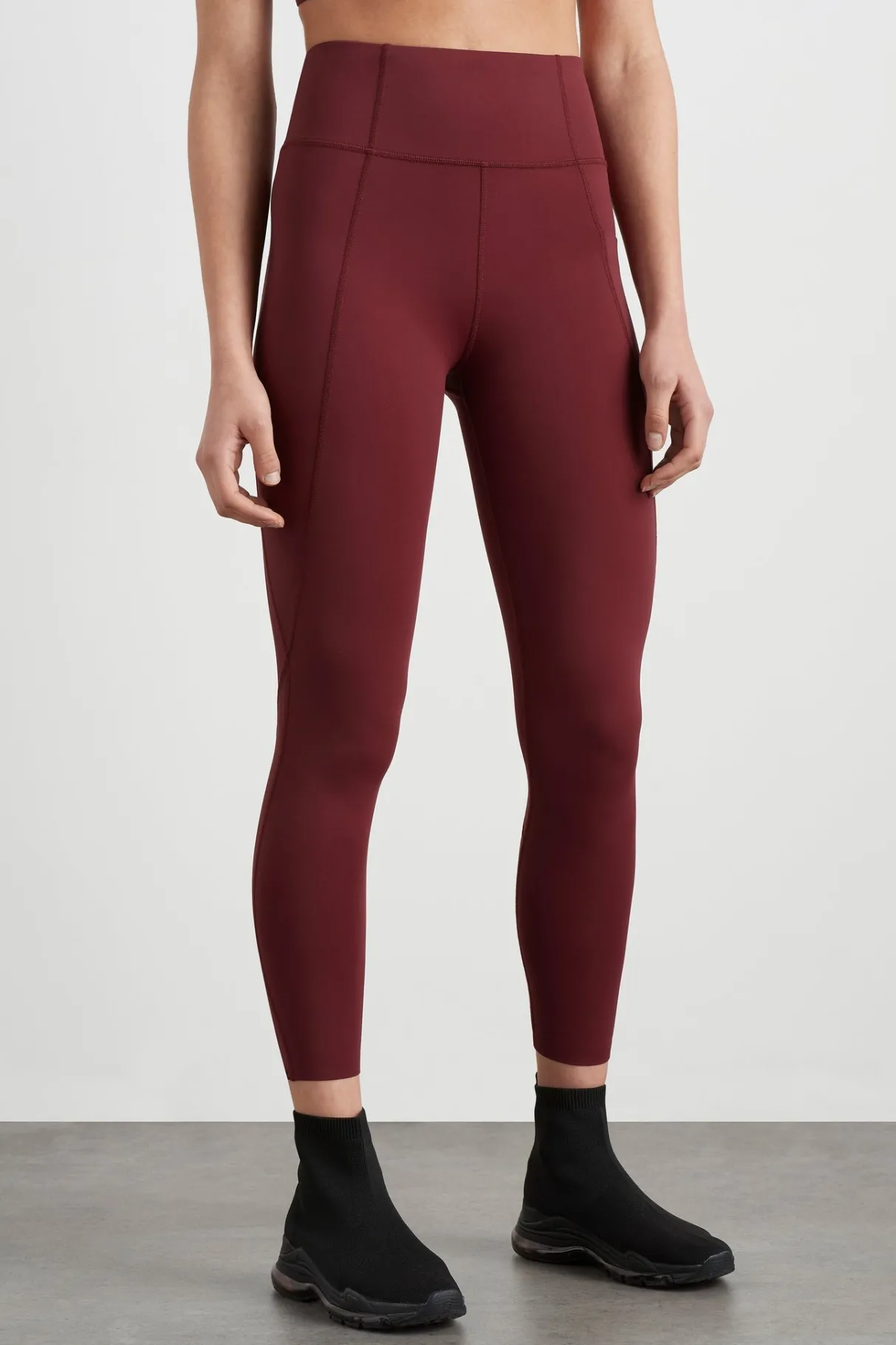 high_rise_twist__legging__2.webp Flash Sale Aje ATHLETICA High Rise Twist 7/8 Legging 223 Burnt Burgundy/Berry