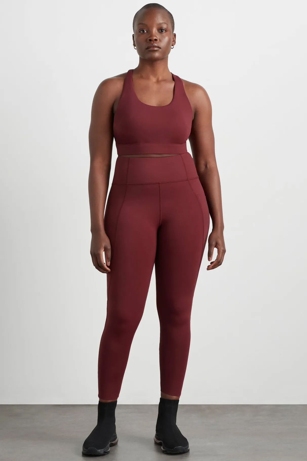 high_rise_twist__legging__6.webp Flash Sale Aje ATHLETICA High Rise Twist 7/8 Legging 223 Burnt Burgundy/Berry