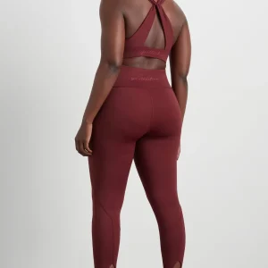 Flash Sale Aje ATHLETICA High Rise Twist 7/8 Legging 223 Burnt Burgundy/Berry