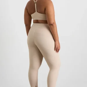 Shop Aje ATHLETICA High Waist Split Hem Legging 205 Latte Beige