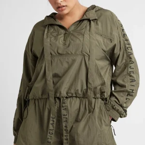 Store Aje ATHLETICA High Waisted Belted Shorts 608 Khaki