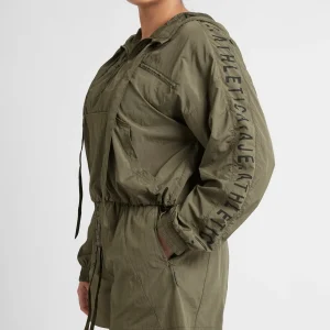 Store Aje ATHLETICA High Waisted Belted Shorts 608 Khaki