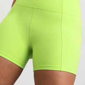 Best Aje ATHLETICA High Waisted Bike Shorts 605 Lime Green