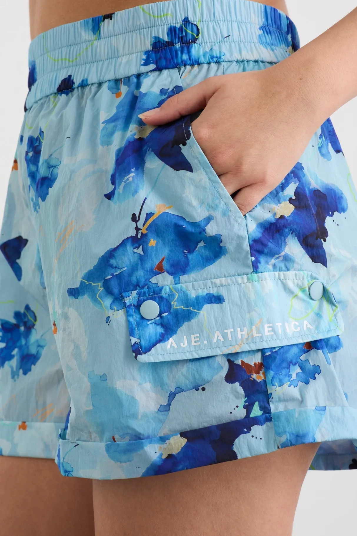 high_waisted_shorts__10.webp Store Aje ATHLETICA High Waisted Shorts 608 Expressive Floral