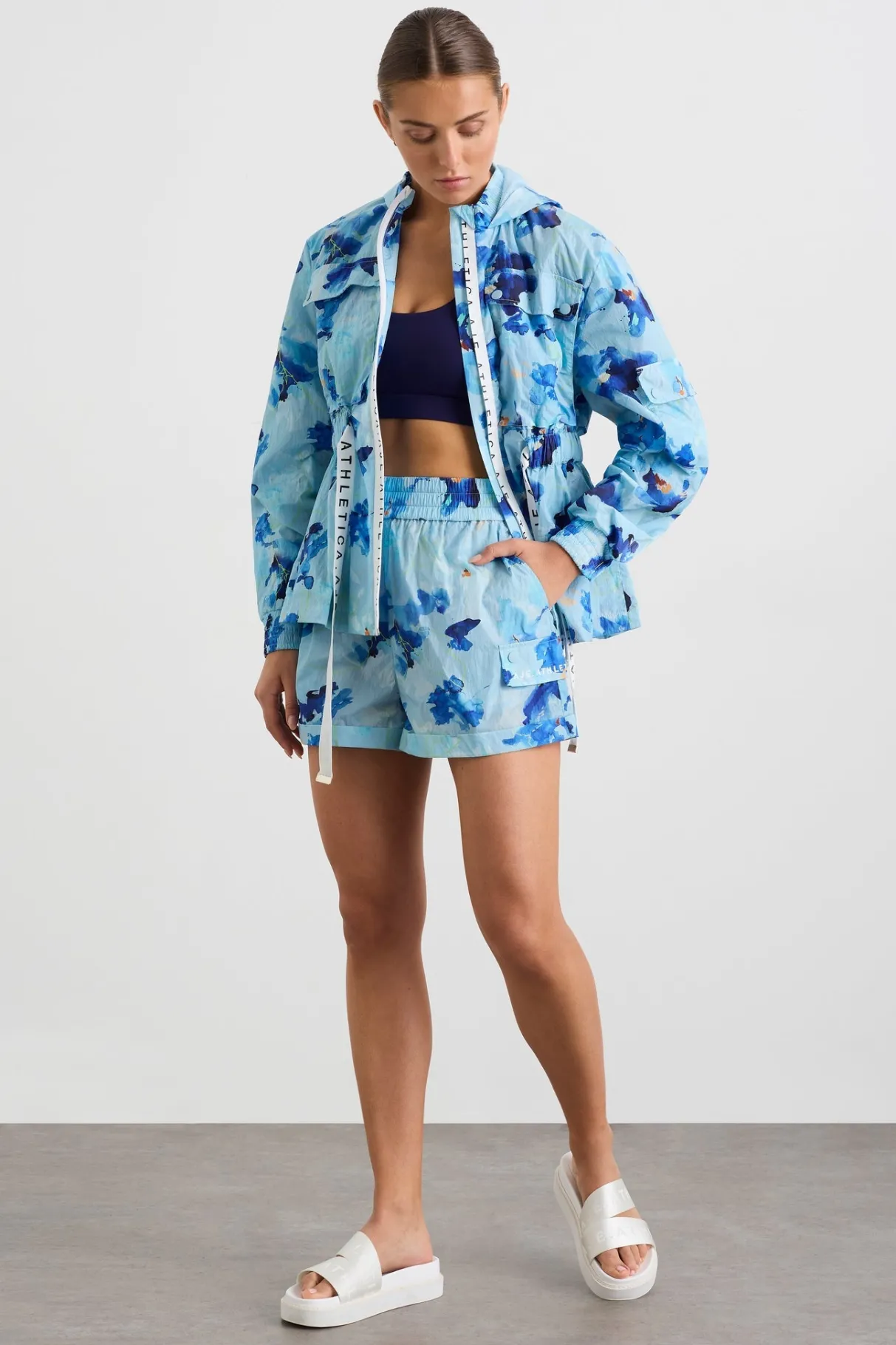 high_waisted_shorts__6.webp Store Aje ATHLETICA High Waisted Shorts 608 Expressive Floral