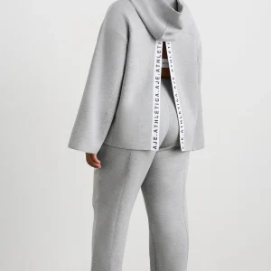 Clearance Aje ATHLETICA Hooded Jumper 432 Grey Marle