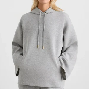 Clearance Aje ATHLETICA Hooded Jumper 432 Grey Marle