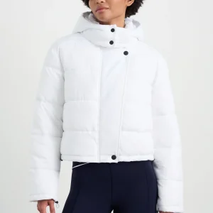 Discount Aje ATHLETICA Hooded Puffer Jacket 711 White
