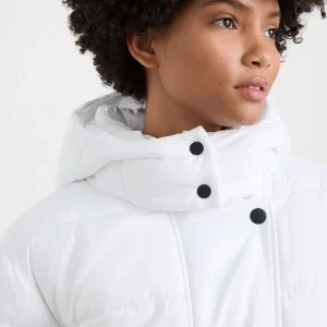 Discount Aje ATHLETICA Hooded Puffer Jacket 711 White